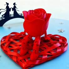 3D Printed Adjustable Rose Foot Chain, Creative Desktop Decor Model For Valentine's Day, Home Decoration - Multicolor - View 1