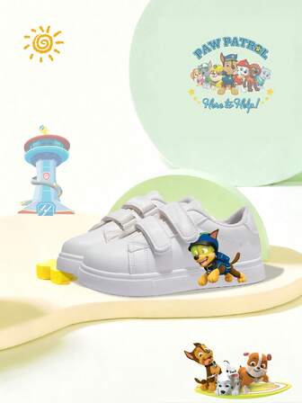 Zapatillas casuales con estampado de dibujos animados de Paw Patrol para niños y niñas, adecuadas para primavera/verano
