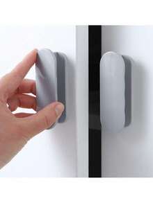 2 Door And Window Auxiliary Handles, Simple And Adhesive, Multi-Purpose Small Handle, Household Cabinet Door Handle Push-Pull Device - Multicolor - View 3