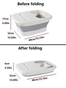 Foldable Foot Soak Basin, Home Use Foot Tub, Space-Saving Silicone Covered Foldable Basin, Massage Foot Wash Basin, Thick & Portable - Multicolor - View 3