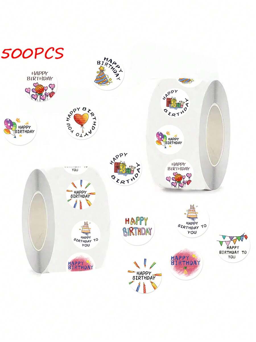 SCXXBSW 500 ملصق كرتوني ملون بطباعة عيد ميلاد سعيد وغرافيتي لتزيين الدفاتر والأكواب والأجهزة المحمولة والحقائب والأغطية الهاتفية