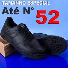 Men's Casual Sneakers, Sizes 44, 45, 46, 47, And 48, Special Sizes, Black And White. - màu đen - Xem 1