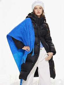 CAMEL CROWN Women's Outdoor Down Jacket Autumn/Winter Triple-Protection Down Coat Fitted Waist, Water-Resistant, Windproof Thickened Insulation Parka Down Jacket - Phantom Black - View 1