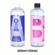 QIAO Bộ dụng cụ nhựa Epoxy - 100/200/408/500/1000ml, Công thức mới, Trong suốt như pha lê, Độ bền cao, Không bọt khí, Chống ố vàng, Thích hợp cho đúc, DIY, nghệ thuật nhựa, làm khuôn, làm đồ trang sức, v.v., Dễ dàng pha trộn theo tỷ lệ 1:1. - Màu xanh lam - Xem 17
