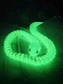 3D Printed Movable Jointed Crystal Dragon Toy Model, Colorful Decorative Display - Multicolor - View 1