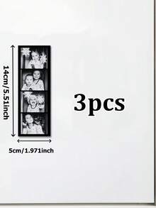 1/3/5pcs Personalized Photo Refrigerator Magnets - 5x14cm, Customized Photo Fridge Magnets Set - Durable Magnetic Backing - Perfect Home Decor Gift, Valentine's Day Gift, Gift For Her, Gift For Him, Gift For Mom, Gift For Friends, Home Decor, Decorations, Personalized Gift, Custom Gift,Kitchen Essentials - Multi-color (simple Style) - View 12