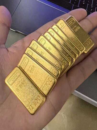 1件实心金属创意装饰品，适用于室内装饰和摄影道具