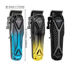 LQT Dog Electric Hair Clipper Grooming Kit | Home Dog Hair Clipper | Low Noise And Low Vibration Without Damaging The Skin | Trimming Foot Hair, Face And Whole Body | Equipped With Pet Nail Clippers Tools|Novice Friendly Set, Essential For Pet Owners On Christmas, Available In Three Colors - Multicolor - View 2