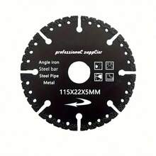 1pc Professional Rhinestone Cutting Disc, 115*22*5/125*22*5 Multi-Functional Cutting Blade, Suitable For Steel, Metal, Stone, Marble, Iron, Aluminum, Concrete - High Efficiency Rhinestone Saw Blade