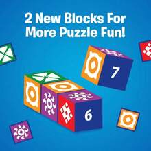 3.0 Board Game, Family Board Games For Ren & Adults, Block Puzzle Games For Ages 4+,29271681 - Blue - View 2