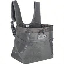 Pzw Outward Hound PupPak - Transportador Delantero Para Perro Pequeño Gris Mochila Para Mascotas De Senderismo Y Campamento Manos Libres Para Mascotas Pequeñas De Hasta 10 Libras Correas Acolchadas9319 - Black - View 2