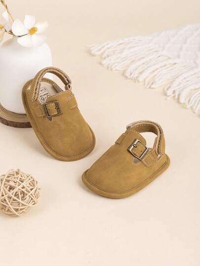 Zapatillas planas de estilo casual para bebés, cómodas para interiores/exteriores, zapatos para niños pequeños