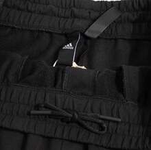 Adidas Men's New Drawstring Waist Basketball Sports Pants, Sweatpants - Black - View 6