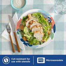 Dixie Medium Paper Plates, DIXIE® 8.5 INCH PAPER PLATES, 154/90ct, 2X Stronger*, Microwave, Soak-Proof, Cut Resistant, Disposable Plates For Everyday Breakfast, Lunch, & Dinner Meals Disposable Plates For Heavy, Messy Meals,Disposable Bowls Great Snacks, Dessert, And Light Lunch Meal,Disposable Plates, Party Plates Cake Dessert Plates, Tableware Dinnerware Set Supplies For Daily Meals Birthday Baby Shower Holiday Picnic Graduation Wedding Dinner , For Halloween Or Christmas Party,Kitchen Supplies, Disposable Items, New Year Gifts, Large Capacity Paper Plates - 彩色 - 查看 2