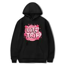 Sturniolo Triple Travel To Airbrush Women's And Men's Sweatshirts And Hooded Japanese-Style Harajuku Sweatshirts - 黑色 - 查看 1