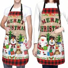 Aprons - Christmas Santa Claus Snowman Reindeer + M - View 6
