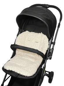 1pc Thickened Warm Baby Stroller Pad, Soft Fleece Stroller Cushion For Outdoor Walks, Suitable For Autumn/Winter