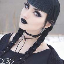 ChristmasGoth Hair Accessories For Women 10 Pcs Metal Punk Spikes Y2K Grunge Clips Emo Alt Gothic Jewelry For Braids Silver Christmas - Bạc - Xem 6