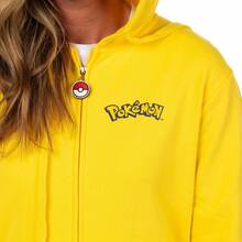 Pokemon Women's Hoodie Juniors Costume Character Zip-Up Hooded Sweatshirt - Màu vàng - Xem 2