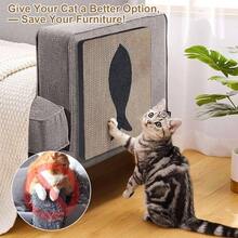 Wall - Mounted Scratcher U2013 Vertical Scratch Pad, Cute Furniture Protector Wall, Glass, Wood Tile, Yellow - 黃色 - 查看 6