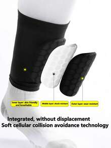 1pc, Outdoor Sports Leg Protection Cover EVA Honeycomb Anti-Collision Calf Protection Football Specific Calf Protection Cover