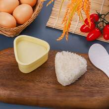 [1/2 pièces] Moule à sushi triangulaire - Moule à boule de riz créatif, boîte à bentō à sushi portable pour l'extérieur, boîte à lunch pour pique-nique, ustensile de cuisine, accessoire de cuisine - Multicolore - Voir 17