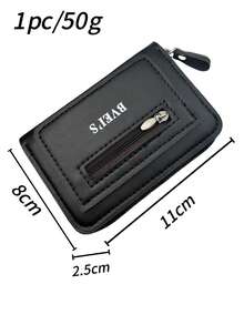 1pc Anti-Theft Anti-Demagnetization Large Capacity Coin Purse, Multifunctional Wallet For Driving License, Bank Cards - Multicolor - View 6