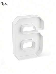 1pc 0-9 Numeric Shaped Tray, Numeric Dessert Tray, DIY Food Tray, 0-9 Fruit Cookie Candy Filling Box, Cupcake Display Stand, Suitable For Wedding Anniversary, Birthday, Graduation, Birthday Party, Family Gathering, Bridal Shower, Handmade - Multicolor - View 13