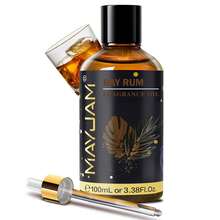 1 Bottle MAYJAM 100ml/3.38 Fl Oz Fragrance Essential Oil, Suitable For Home Aroma Diffuser, Reed Diffuser, Humidifier, DIY Candles & Soaps, Scented Candles, Room Spray, Moisturizing Skincare, Car Freshener, Birthday/Holiday/Christmas Gift, Amber, Clove, Fruit Carnival, Forest Pine, Champagne Rose Scents - Multi Scents - View 18