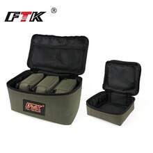 FTK 1件装鲤鱼钓鱼收纳包 多功能4合1钓具包 适用于鱼饵和鱼线 便捷旅行收纳盒 - 把所有东西都装进这个包里，立刻出发去钓鱼吧！
