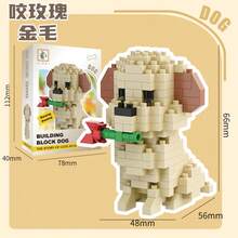 Cute Animal Mini Building Block Set, French Bulldog Shiba Inu And Other Mini Building Blocks, DIY Animal 3D Puzzle Building Block Set, Puzzle Particle Building Block Set, Party Gifts, Birthday Gifts