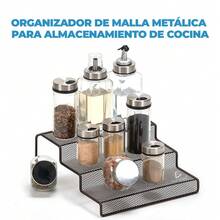 Organizador de almacenamiento de cocina con cestas de alambre, una forma práctica y elegante de mantener tu espacio limpio y ordenado - 1 - Ver 3