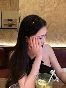 3条/1条，周长14.17英寸/36厘米，黑色、白色、玳瑁色塑料发箍，简约防滑锯齿设计，百搭、优雅、简约，适合日常、户外、海滩、派对、通勤、度假、发型设计、洗脸、化妆、服装配饰、发带、头饰、发箍等各种场合。 - 彩色 - 查看 2