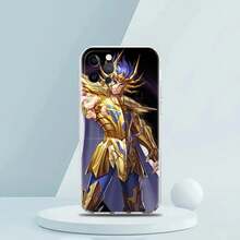 Saint Seiya Knights Of The Zodiac Custodia Compatibile Con 16 15 14 13 12 Pro Max Morbida Compatibile Con 11 Pro Max 7 8 Plus XS XR Custodie Borse, Copertura Compatibile Con 17 Pro Max Custodia, 17 Pro Custodia, 17 Custodia, 16 Pro Max Custodia - b9 - Visualizzare 3