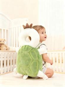 Children's Anti-Fall Pillow, Baby Walking Head Protection Pillow, Baby Breathable Pillow, Head Protection Pad For Learning To Walk, Head Protection Wonder Suitable For Babies Aged 0 To 24 Months - Rùa xanh - Xem 3