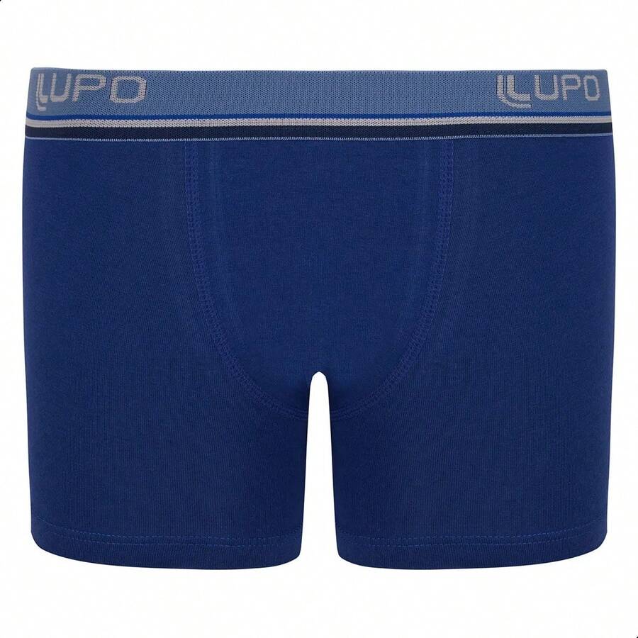 Lupo Kids Cotton Boxer Briefs For Boys - Royal Blue - View 1