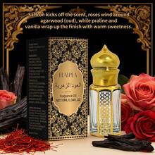 FLATPEA Long-Lasting Fragrance, Fashionable Perfume, Unisex Scent, Fresh Rose & Woody Notes, Niche And High-End, Portable. Arabian Fragrance Oil, Enchanting, Boosts Confidence And Charm, A Must-Have Essential For Autumn And Winter Dates, Social Events, Parties, Galas And Gatherings, Creates A Romantic Atmosphere