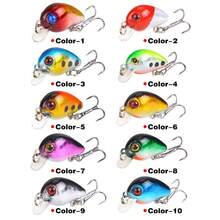 3cm/1.6g ABS Hard Lure, Mini Rocking Lure, Realistic Small Fish Bait, Suitable For Freshwater And Saltwater, Targeting Bass And Crappie