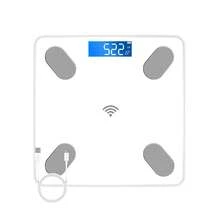 Báscula digital de peso corporal, báscula de baño, pantalla LCD de alta definición, se conecta a la aplicación móvil para ver varios datos corporales, báscula inteligente multifuncional de grasa corporal, adecuada para el gimnasio, pérdida de peso y pesaje - Multicolor - Ver 11