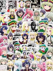 53PCS/PACK Anime Girl Stickers Pack, Decorative Stickers For Phone Metal Stickers, School Pencil Case, Notebook & Planner - Suitable For Personal Styling & Gifting