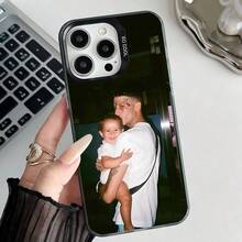 Funda de teléfono Rapper Y-Yung BeefS para 17,16,15,14,13,12,11,Pro,E,MAX, cubierta negra de silicona mate gris - z8 - Ver 11