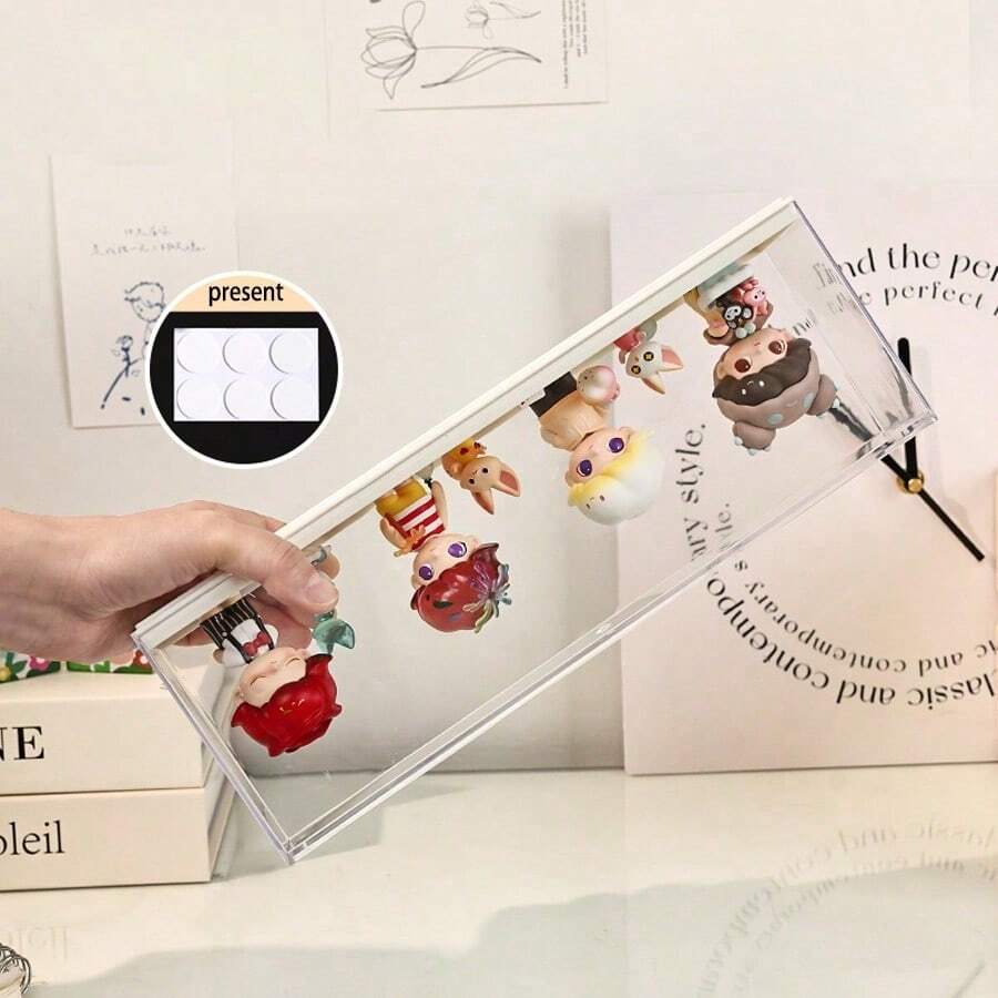1件 自豪地展示您珍贵的收藏！这款时尚的亚克力展示盒可以保护您的盲盒人偶免受灰尘侵扰，同时将它们变成一件令人惊艳的视觉焦点。 - 無色 - 查看 1