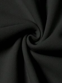 Womens Oversized Hoodie Letter Print Digital Glitch Style Winter Essential For Daily Leisure