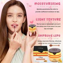 四件套唇膜和唇部磨砂膏套装 - 保湿睡眠唇膜，减少唇纹；草莓、蜂蜜、樱桃和桃子口味润唇膏；唇部去角质磨砂膏 - 彩色 - 查看 9