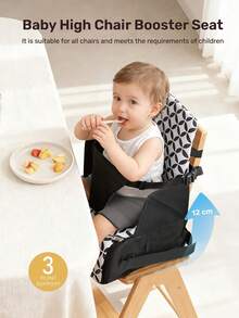 3 In 1 Multifunctional Baby Booster Seat For Kitchen Chair, Fashion Copper Coin Print, Foldable Portable Easy Go Travel Booster Seat With Straps, Universal Shoulder Bag & Storage Box For Babies And Toddlers - Holds Up To 50 Pounds, Ideal For Home Dining & Outdoor Restaurant Use - Multicolor - View 7