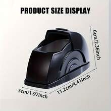 Stylish Car Ash Tray - Convenient For Storing Ash, Open Cover Design Prevents Scattering, Must-Have Car Accessory, Perfect Gift For Fashion-Forward Drivers - Black - View 3