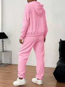 Women Two-Piece Outfits - Baby Pink - View 2