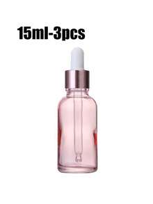 粉色玻璃滴管瓶 - 精油分配器，带玻璃滴管的瓶子，适用于化妆品和香水、精华液小瓶、带玻璃滴管的化妆品旅行容器套装、旅行容器，便携且节省空间，适合日常携带、户外旅行、家庭使用、实验室用品、按摩油和液体储存，是斋月、开斋节、情人节、圣诞节或感恩节的完美礼物。 - 彩色 - 查看 12