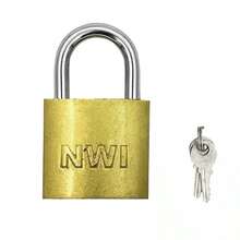 Cerradura de imitación de cobre de haz corto - Dorado - Ver 1