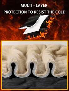 Winter Men's Thermal Lined Thick Cargo Pants, Fashionable Workwear With Flap Pockets, Letter Patch, Suitable For Daily Casual, Outdoor, Camping, Sports, HINGKING Boyfriend Casual Outfits, Hoodie, Streetwear, Vintage, Vacation, Country, Hip-Hop, Workout